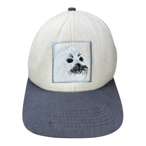 Vintage 1990's Sea World Seal Embroidered Snapback Adjustable Cap